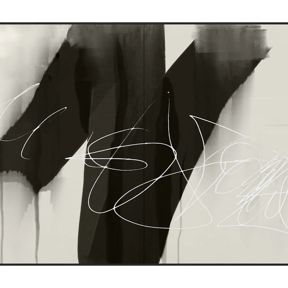 Wall Art | Star Fumiture Black White Bold Wall Art
