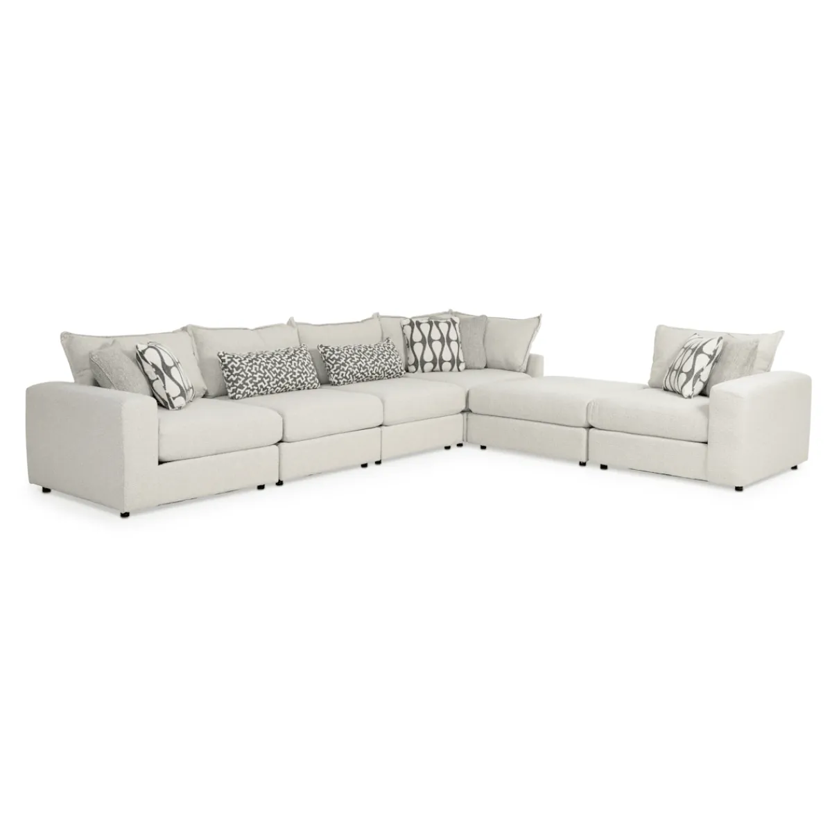 Sectionals | Star Fumiture Confetti 6-Piece Sectional