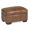 Ottomans & Poufs | Star Fumiture Harley Leather Ottoman