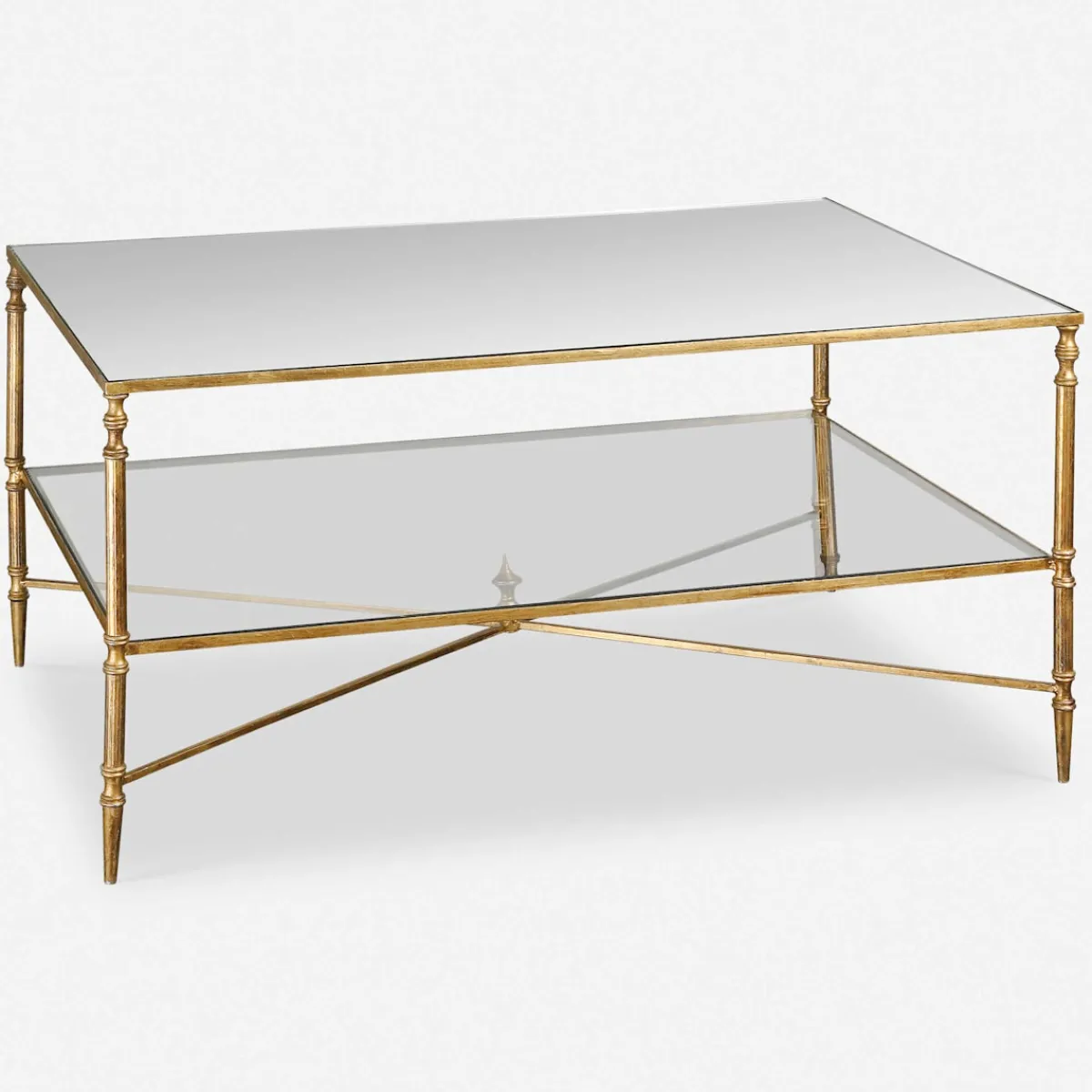 Coffee / Cocktail Tables | Star Fumiture Henzler Gold Coffee Table